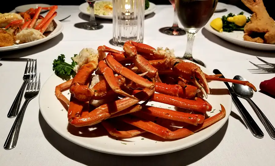 Chesapeake Seafood House, featured menu items - 1.3 lbs of Snow Crab Legs - Springfield, IL