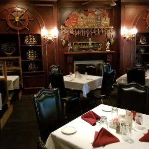 Chesapeake Seafood House, restaurant interior, dining room, nautical decor - Springfield, IL